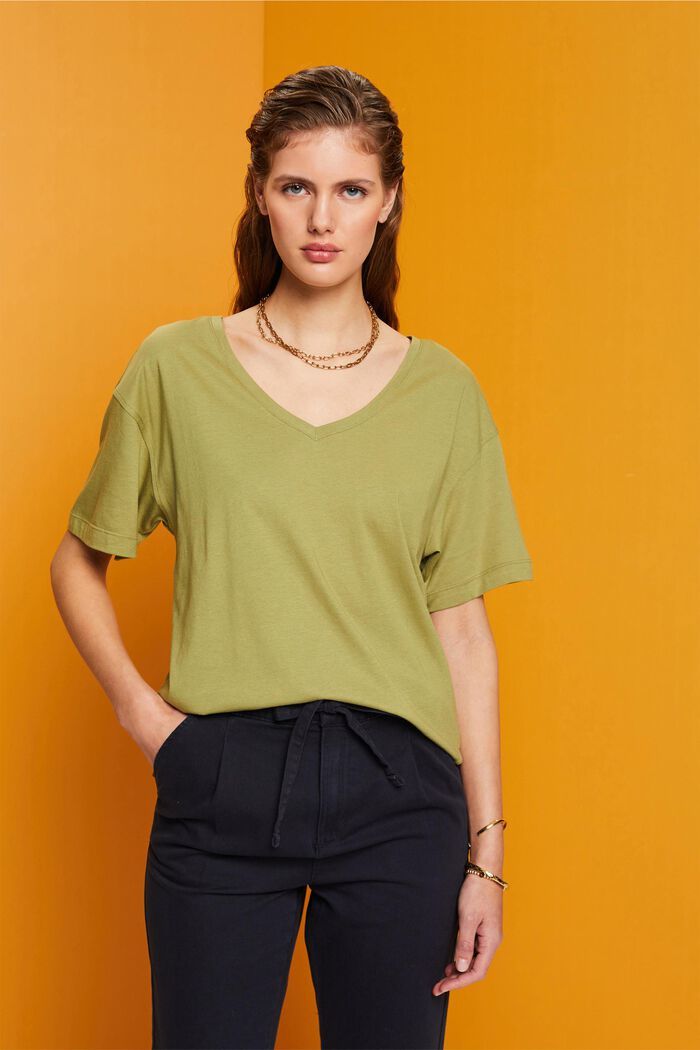 oversized t-shirt, TENCEL™ - pistachio green