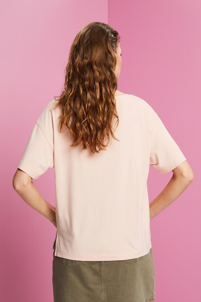 oversized t-shirt, TENCEL™ - pastel pink