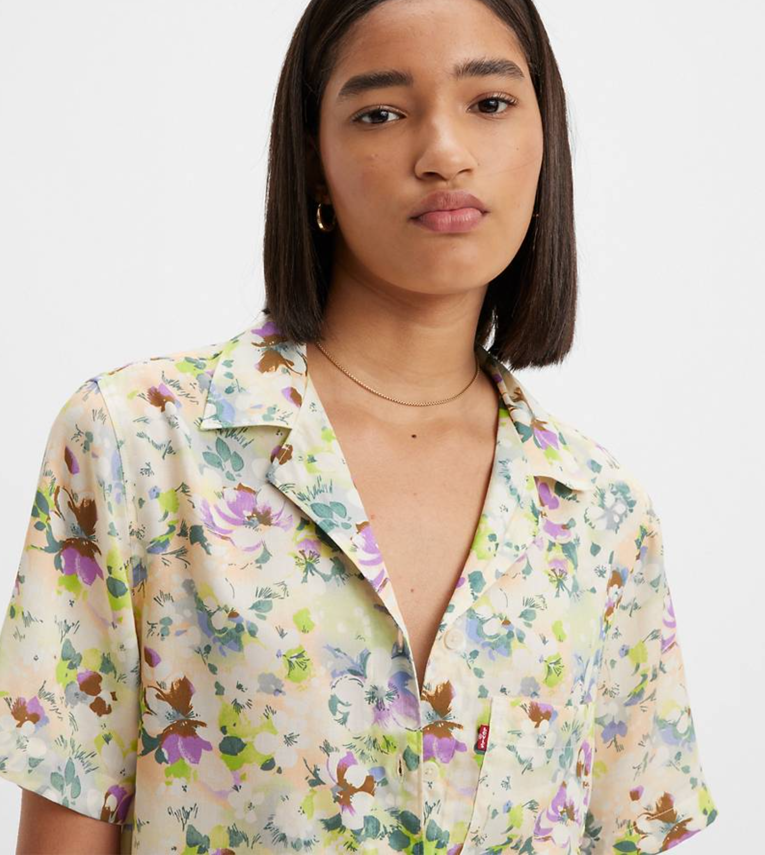 alfie shirt - floral - multi-color