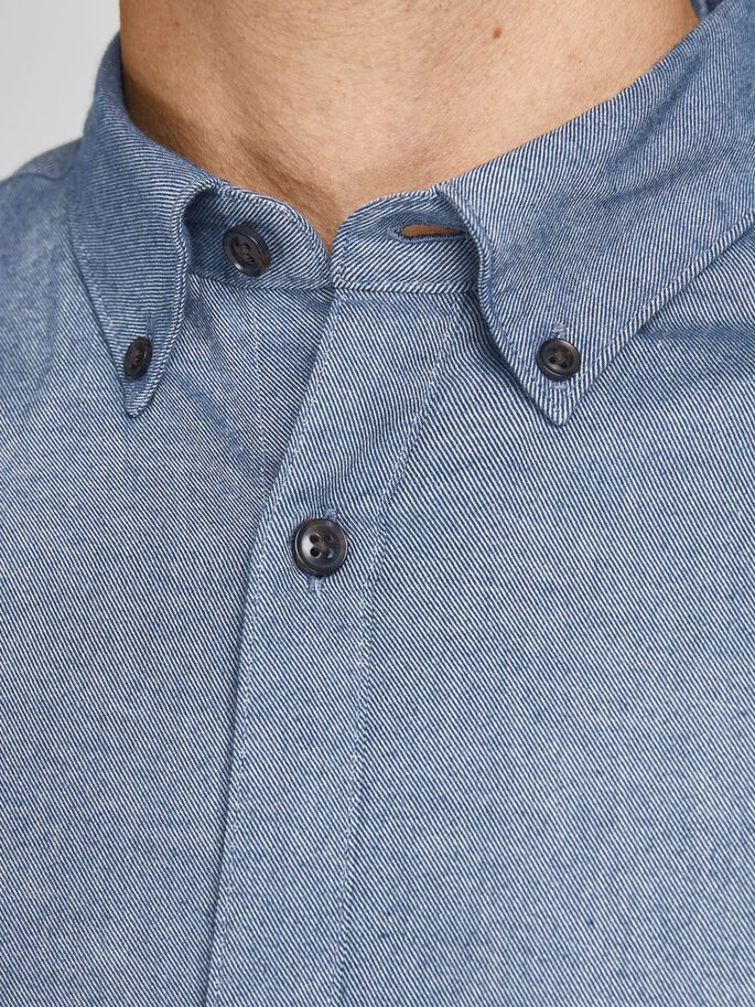 TENCEL™ Lyocell blend shirt - blue/chambray blue