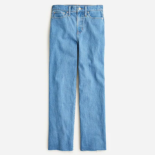 new slim wide-leg jean in medium indigo wash