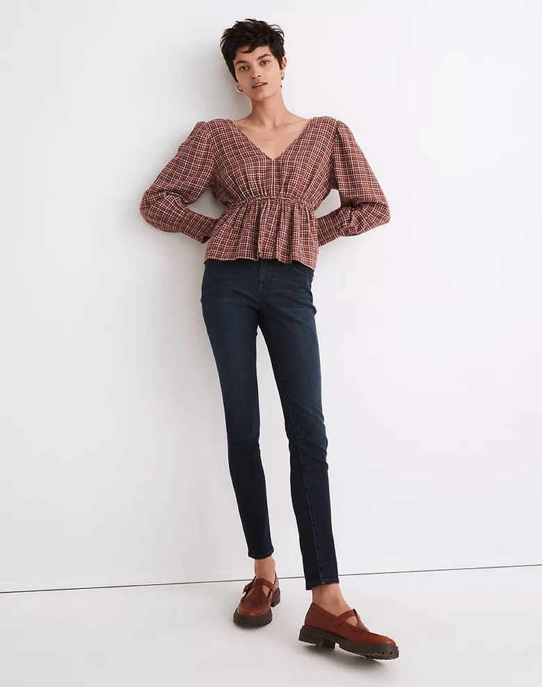 Pull-On Balloon Jeans in Brittany Wash: TENCEL™ Denim Edition - brittany wash copy