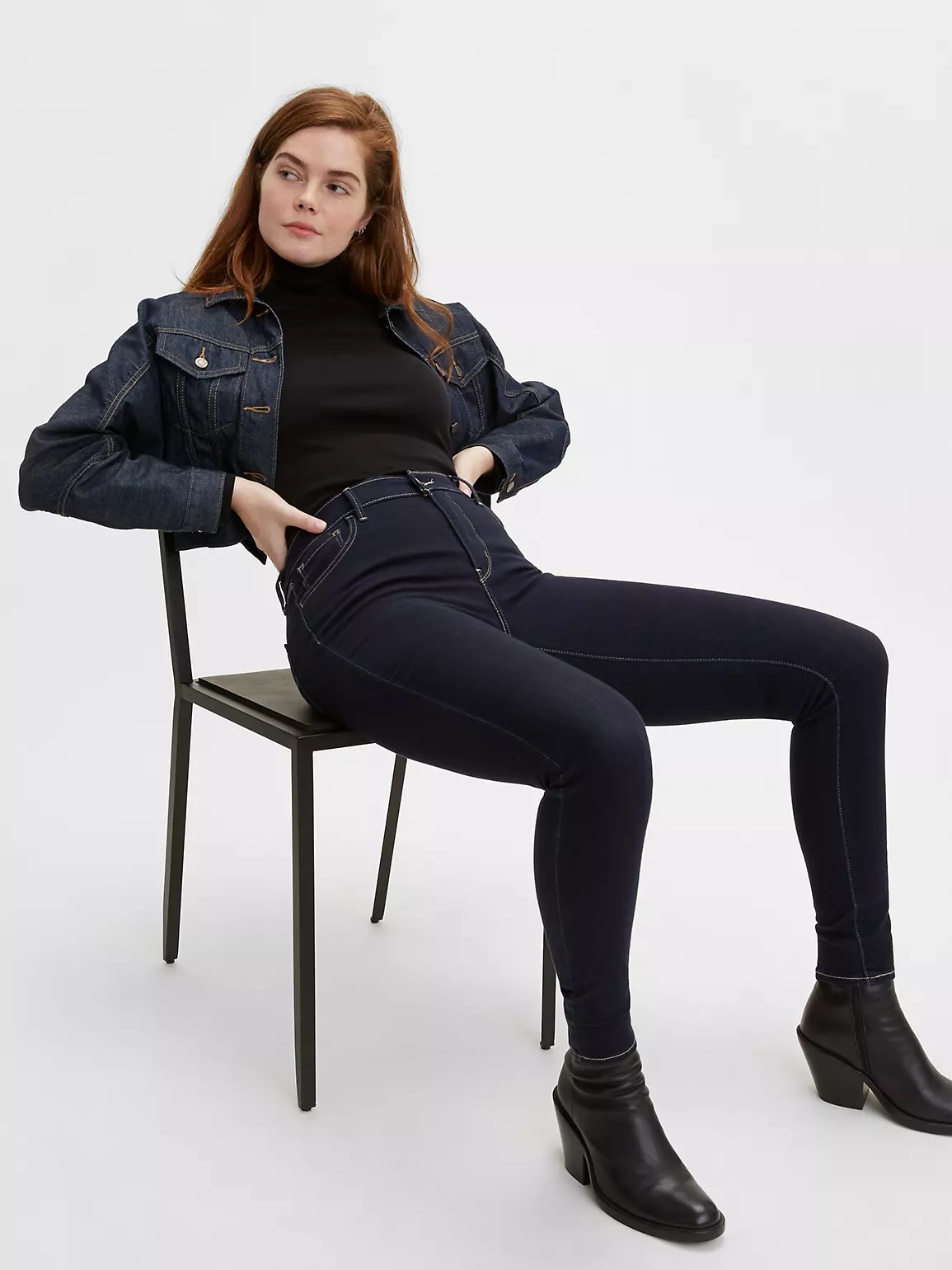 720 high rise super skinny women's jeans - indigo atlas - dark wash