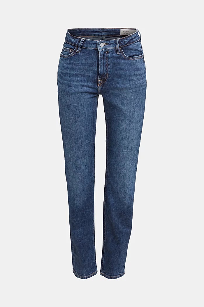 TENCEL™ Lyocell jeans with organic cotton - blue dark washed