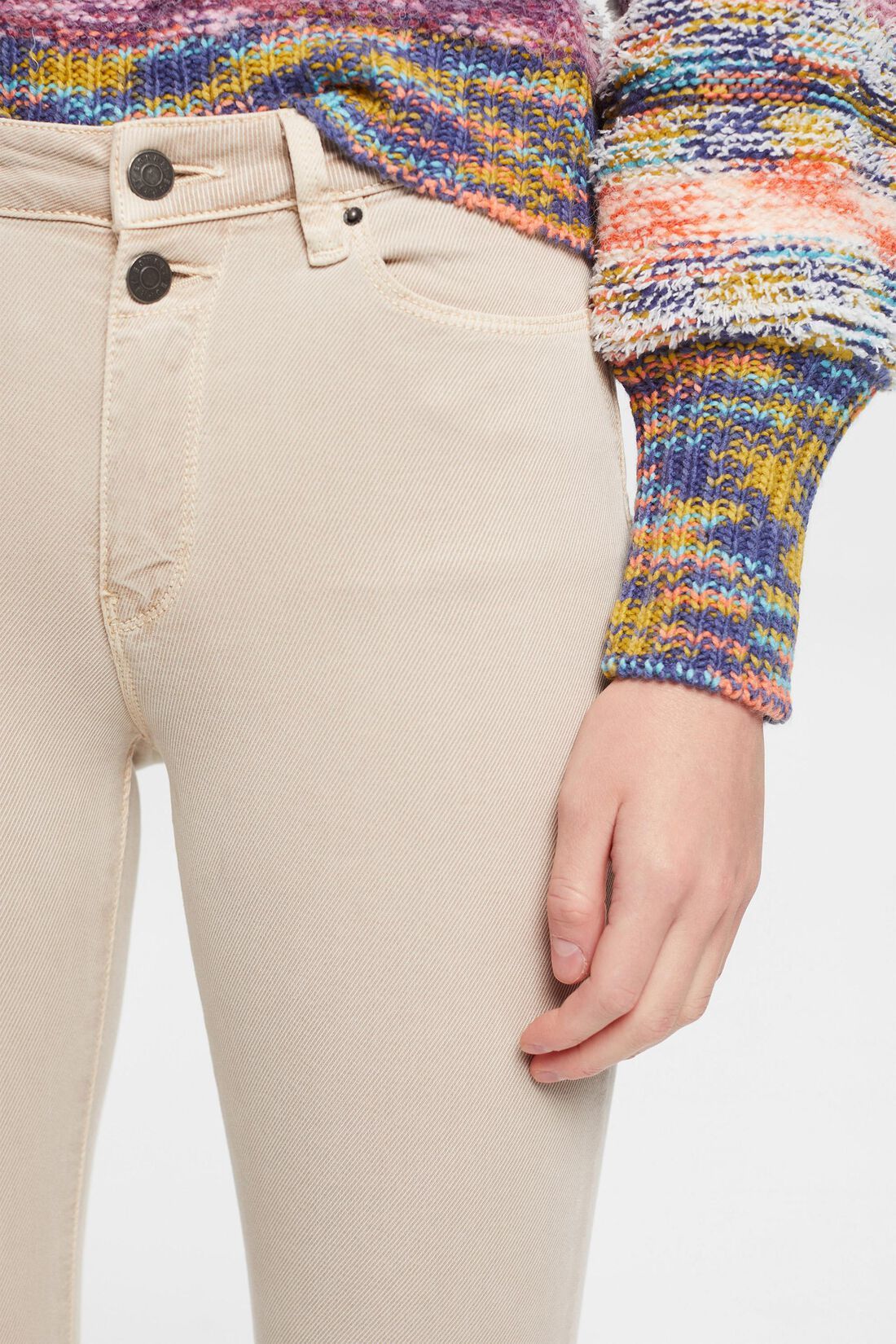 Stretch trousers, TENCEL™ fiber  - sand