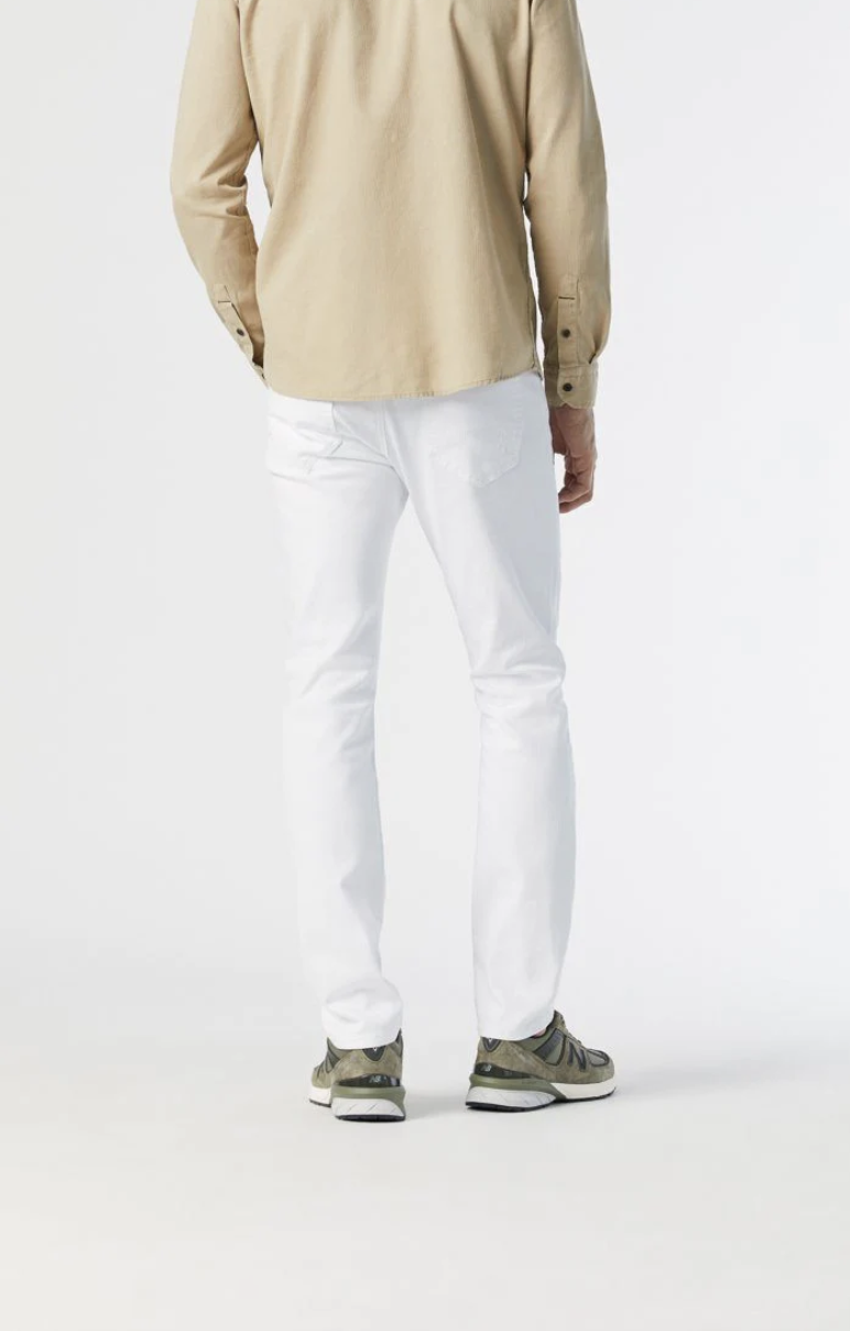 Marcus slim straight jeans - double white supermove