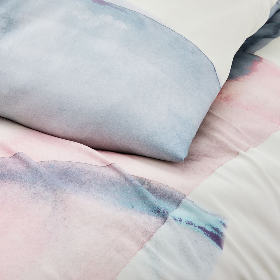 TENCEL™ pastel glass pillowcases (sqaure)