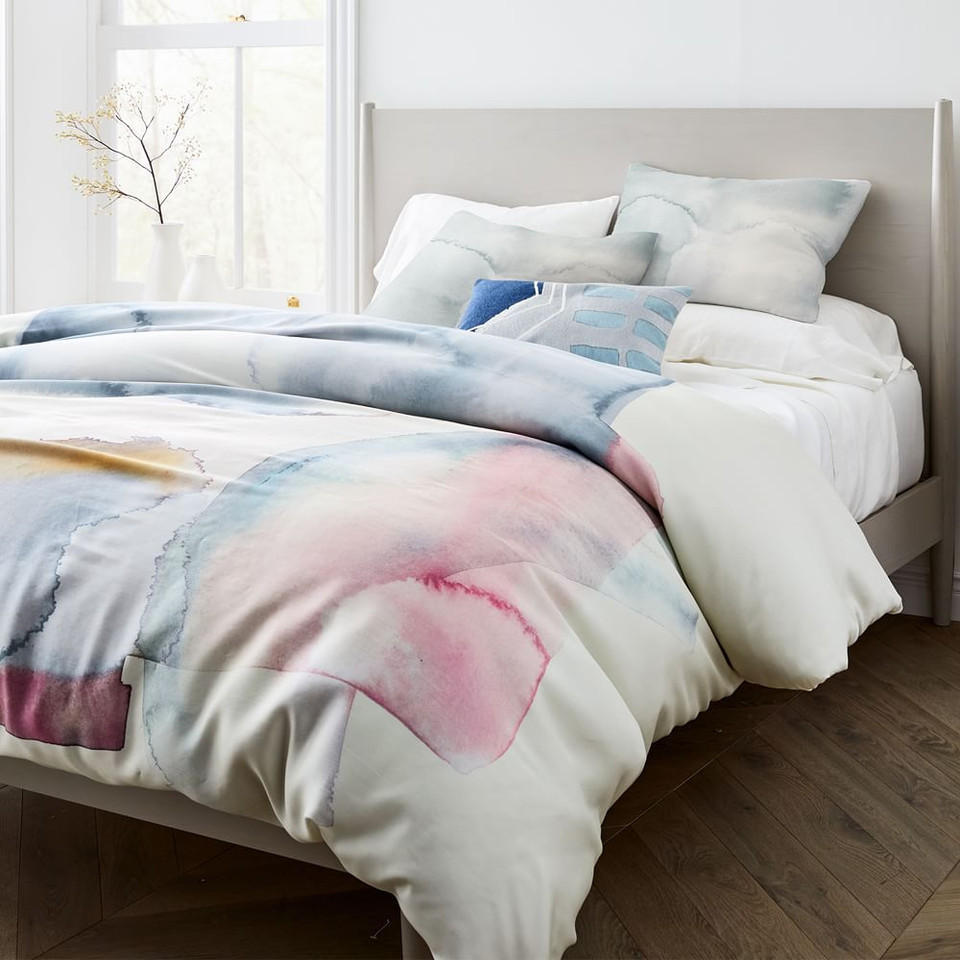 TENCEL™ pastel glass pillowcases (sqaure)